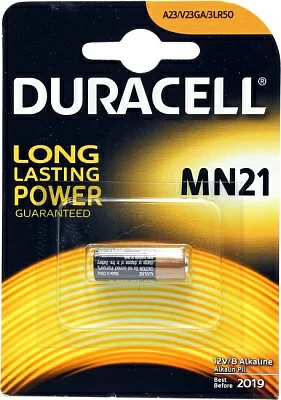 Элемент питания Duracell MN21 (3LR50) 12V щелочной (alkaline) для брелоков сигнализации машин