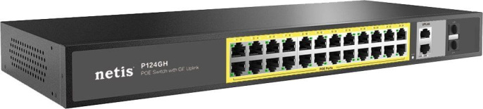 Коммутатор Netis P124GH, неуправляемый