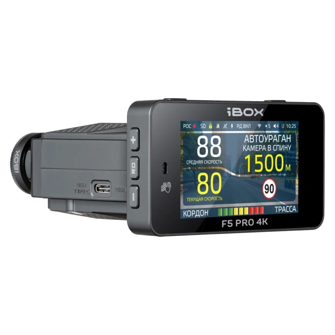 Видеорегистратор iBOX с радар-детектором F5 PRO 4K 1438