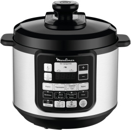 Мультиварка-скороварка Moulinex CE620D32 5л 1000Вт серебристый/черный (7211003314)