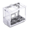Корпус без блока питания Case JONSBO C6 MAX Handle, Mini-Tower, TG, no fan, 1xUSB-A 3.0 + 1xUSB-C 3.1, mATX, mITX White (C6 MAX White)