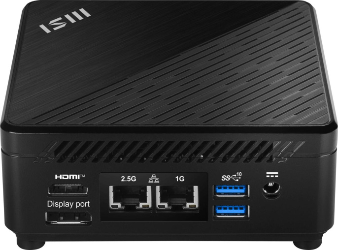 Неттоп MSI Cubi 5 1M-472BRU i5 1235U (1.3) Iris Xe без ОС 2.5xGbitEth+1xGbitEth WiFi BT 65W черный (936-B0A821-472)
