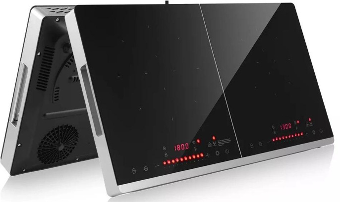 Плита Инфракрасная Kitfort КТ-147 черный/серебристый стеклокерамика настольная