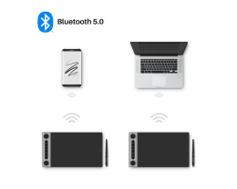 Графический планшет HUION Q630M, A4,  черный