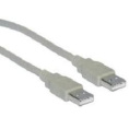 Rexant 18-1144 Кабель шт. USB-A – шт. USB-A, 2,4А, 1,8м, ПВХ, серый