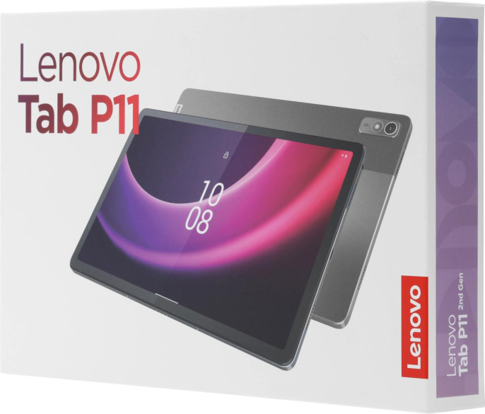 Планшет Lenovo Tab P11 TB350FU G99 2.2 8C RAM6Gb ROM128Gb 11.5" IPS 2000x1200 Android 12 темно-серый 13Mpix 8Mpix BT WiFi microSD 1Tb 7700mAh 10hr