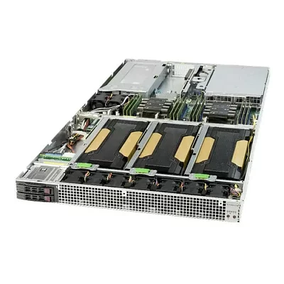 Корпус компьютерный Supermicro Barebone 1U/Dual Socket Intel® Xeon®/12 DIMM slots Up to 3TB/4 SATA3/2 RJ45/4 PCI-E 3.0 x16/2 PCI-E 3.0 x16 (LP)/M.2/2000W Redundant