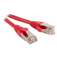 Патч-корд RJ45 F/UTP 5e Hyperline PC-LPM-STP-RJ45-RJ45-C5e-3M-LSZH-RD LSZH красный 3 метра