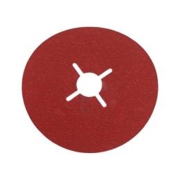 Фибровый шлифовальный круг CR5229 125x22.2 мм, керамика, P120, 25 шт Interflex 3024202501-25