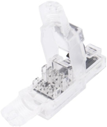 Коннектор Rexant (02-0281) кат.6 RJ45 прозрачный