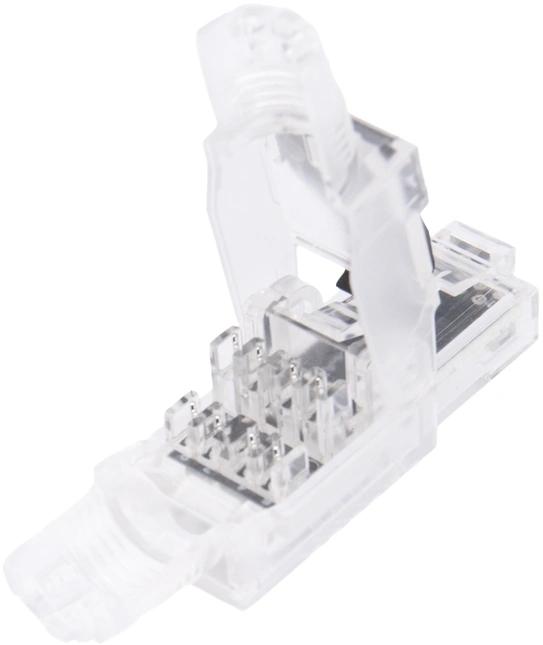 Коннектор Rexant (02-0281) кат.6 RJ45 прозрачный