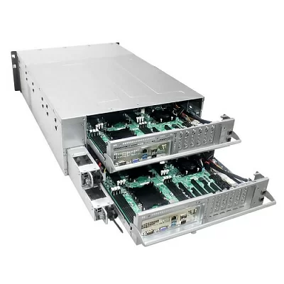 Платформа системного блока AIC HA401-VG_XP1-A401VG01 A401VG01 4U 24-bay storage server, 24x SATA/SAS hotswap 3.5"/2.5" universal "bay, 2x canister, 4x 9mm 2.5" nternal bay, 12G expander board with 2x SFF-8643, 2xSFF-8644, 1300W 1+1 redundant power supply,