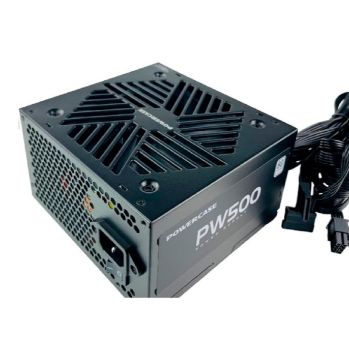 Powercase PW500 80 Plus, ATX 2.31, 500W, APFC, DC-DC, 120mm Fan / PS-500W-DC