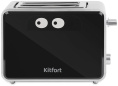Тостер Kitfort КТ-2065 750Вт черный/серебристый