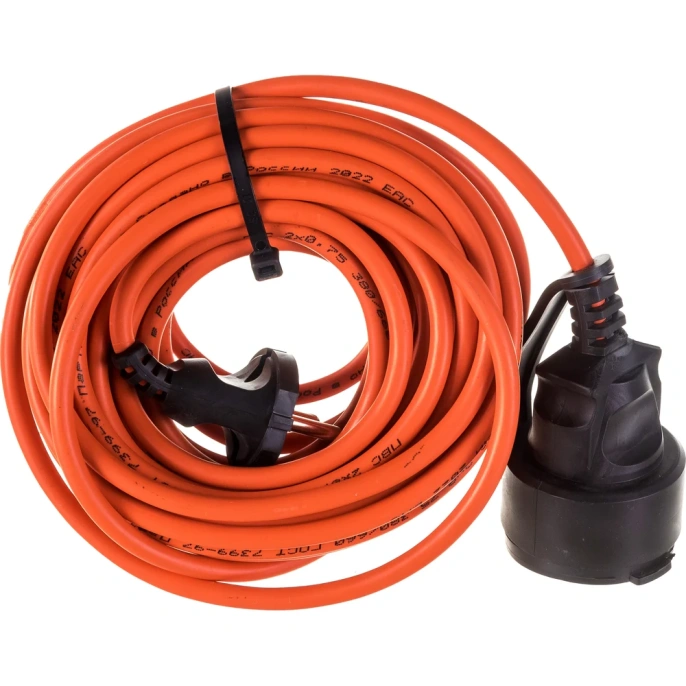 Удлинитель шнур Gigant б/з ПВС 2х0,75 6A 10м IP 44 PE-013 (Россия)