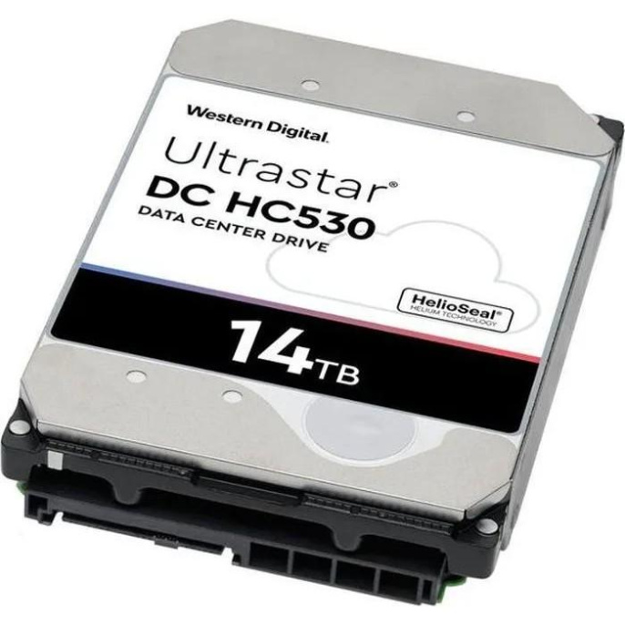 Жесткий диск WD Ultrastar DC HC530 WUH721414ALE6L4, 14ТБ, HDD, SATA III, 3.5" [0f31284]