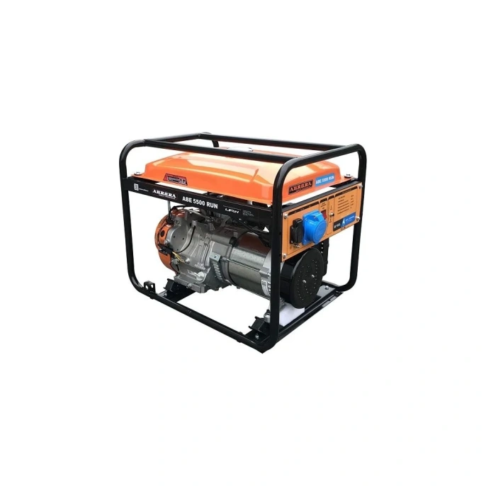 Генератор Aurora ABE 5500 RUN 5.5 кВт, 230 В, бензин+газ, увеличенный бак 13л 34116
