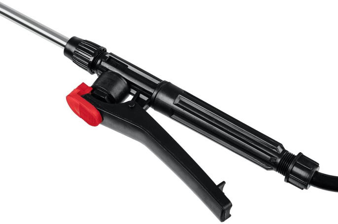 Опрыскиватель Зубр ОПС-12, аккумуляторный, ранцевый, 12л, зеленый