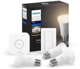 Умная лампа Philips Hue Starter Kit E27 9Вт 806lm упак.:3шт 929001821620