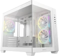 Корпус DeepCool CG330 3F WH R-CG330-WHNGM3-G материал: ABS+SPCC, окно: закаленное стекло, 1хUSB3.0, 2хUSB2.0, Audio, без БП, 2+2х2.5", 1+1х3.5", 5 слотов расширения, mATX, длина видеокарты: 410