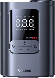 Воздушный насос Baseus GoTrip VA1 C0119501 Super Mini Wireless Inflator 19-Cylinder Cosmic Black C01195 беспроводной, 19-цилиндровый, аккумулятор: перезаряжаемый, индикатор давления: цифровой, автоматическое выключение, максимальное давление