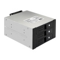 Exegate EX291656RUS Корзина для HDD ExeGate HS335-02 универсальная, на 3*3,5"/2.5" SATA HDD, занимает 2*5,25" отсека, RTL