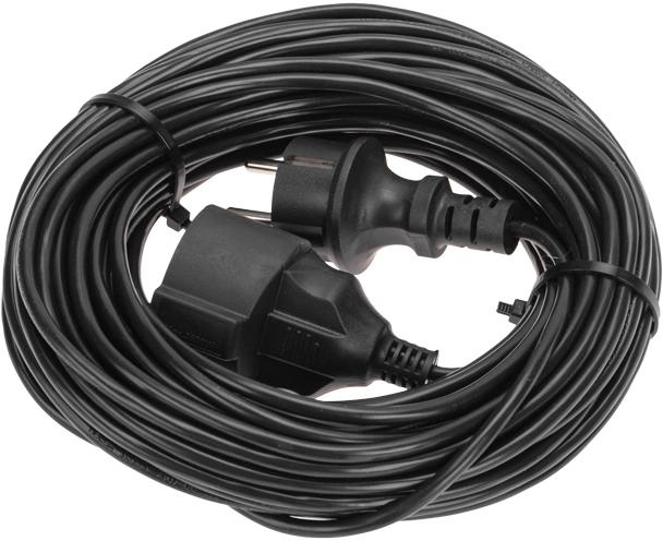 Удлинитель силовой PROconnect PROc-Uc (13-4910) 3x0.75кв.мм 1розет. 20м ПВС 6A без катушки черный