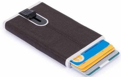 Чехол для кредитных карт Piquadro Black Square PP4825B3R/TM коричневый натур.кожа