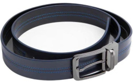 Ремень мужской Piquadro Blue Square CU6742B2/BLUN 125х3.5см синий/черный натур.кожа