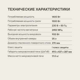 Микроволновая печь Rondell RDE-MW258, 900Вт, 25л, черный