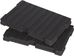 Вкладыш Milwaukee Packout 2шт 4932471428 для кейса и кейса большого L, из вспененного материала, позволяет полностью персонализировать пространство для хранения, вырезая специальные карманы для надежного хранения и защиты инструментов