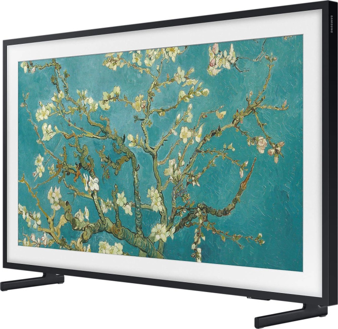 Телевизор QLED Samsung 32" QE32LS03CBUXRU The Frame черный/серый FULL HD 60Hz DVB-T2 DVB-C DVB-S2 USB WiFi Smart TV RUS
