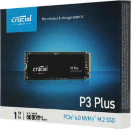 SSD накопитель Crucial P3 Plus CT1000P3PSSD8 1ТБ, M.2 2280, PCIe 4.0 x4,  NVMe,  M.2