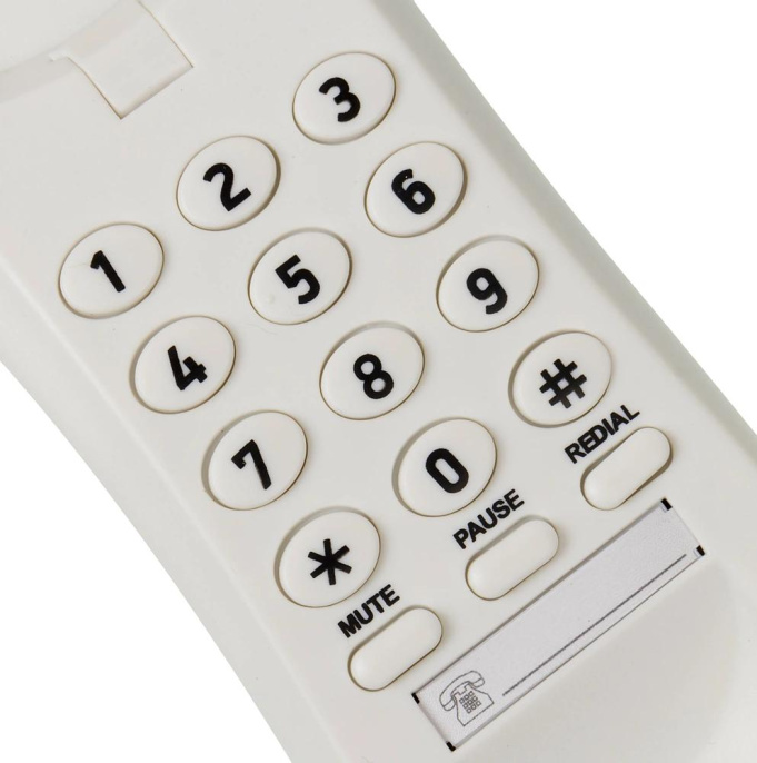 Проводной телефон BBK BKT-105 RU, белый