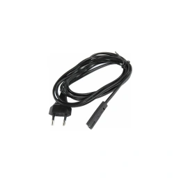 Универсальный кабель питания SONNEN для аудио и видеотехники C7 2 pin, 1,8 м, черный 513564