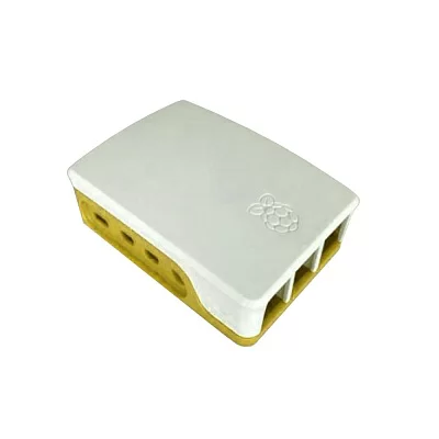 Корпус ACD RA600 Корпус ACD White+Yellow ABS Case for Raspberry 4B