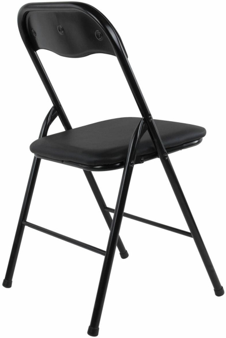 Комплект стульев BRABIX Golf CF-007, 4шт, на ножках, искусственная кожа, черный [533032]