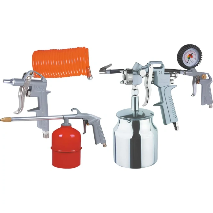 Набор краскораспылителя с нижним алюминиевым бачком (соп.1.5) MOS-DISTAR MS-NPMNB15