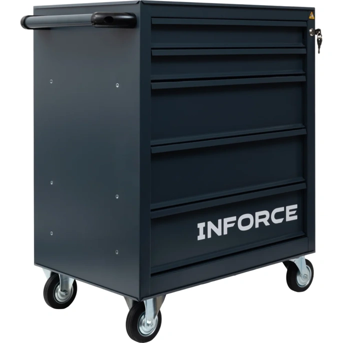 Инструментальная тележка Inforce 5 ящиков, габариты без упаковки 745х465х825мм 06-01-14