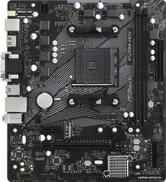 Материнская плата Asrock A520M-HDV Soc-AM4 AMD A520 2xDDR4 mATX AC`97 8ch 7.1 GbLAN RAID+VGA+DVI+HDMI