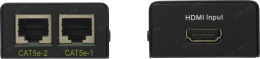 Разветвитель Espada HCL0101 HDMI Extender HDMI 19F- 2xRJ45 - HDMI 19F, ver1.2a, до 10м