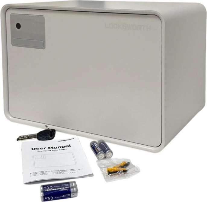 Сейф мебельный LockSworth VS4529-WH взломостойкий встраиваемый 250x360x250мм электронный/ключевой/биометрический