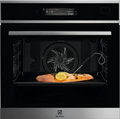 Духовой шкаф Электрический Electrolux EOC9P31WX черный/серебристый