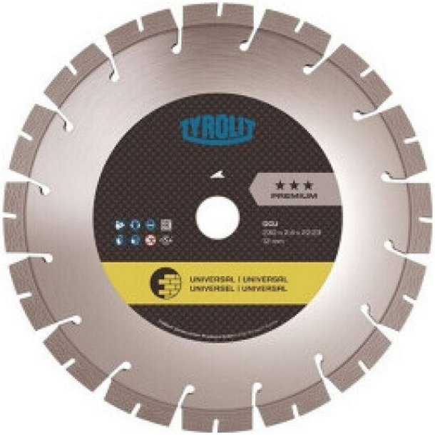Алмазный круг Tyrolit Basic DCU 125x2x22.23 34501338 по железобетону, универсальный