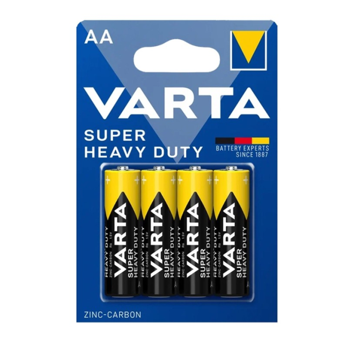 Батарейка Varta Super Heavy Duty 2006 AA BL4 напряжение: 1.5 В