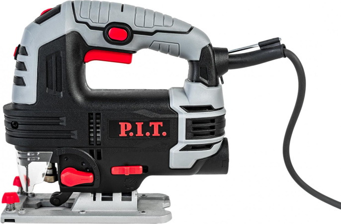 Электролобзик P.I.T PST90-C1 рукоятка-скоба, питание: сеть, 900 Вт, глубина пропила: 90 мм дерево , 10 мм сталь , 0–3000 ходов/мин, ход пилки: 18 мм