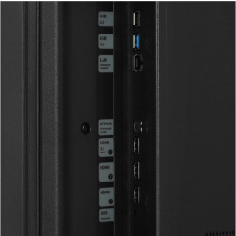 55" Умный телевизор ЯНДЕКС ТВ Станция QLED, 4K Ultra HD, СМАРТ ТВ, YaOS X, черный