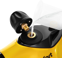 Пароочиститель ручной KitFort КТ-9140-1,  черный/желтый