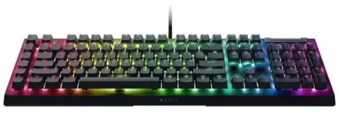 Клавиатура Razer BlackWidow V4 X механическая черный USB Multimedia for gamer LED RZ03-04702500-R3R1 кабель 2м
