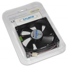 Вентилятор Zalman ZM-F2 Plus (SF) 92мм, 3-pin, 1500об/мин, 20 - 23 дБ, черный, Ret